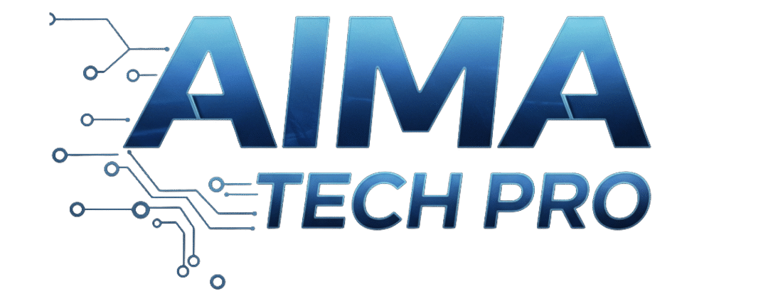 logo aima tech pro transparent
